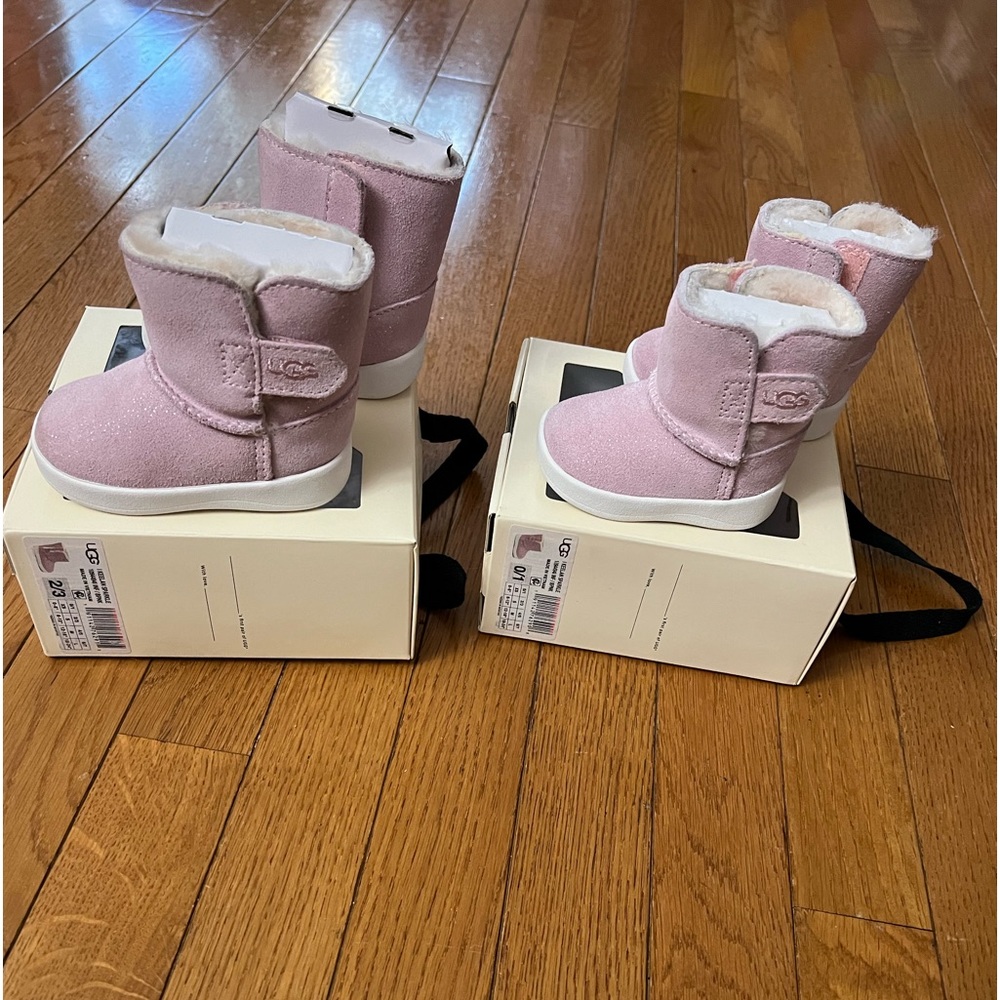 2 pairs of Keelan Sparkle UGG Boots